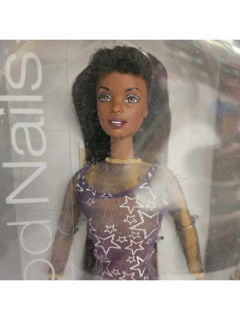 Hollywood Nails Christie African American Barbie 2000 New In Box Y2K Collectible